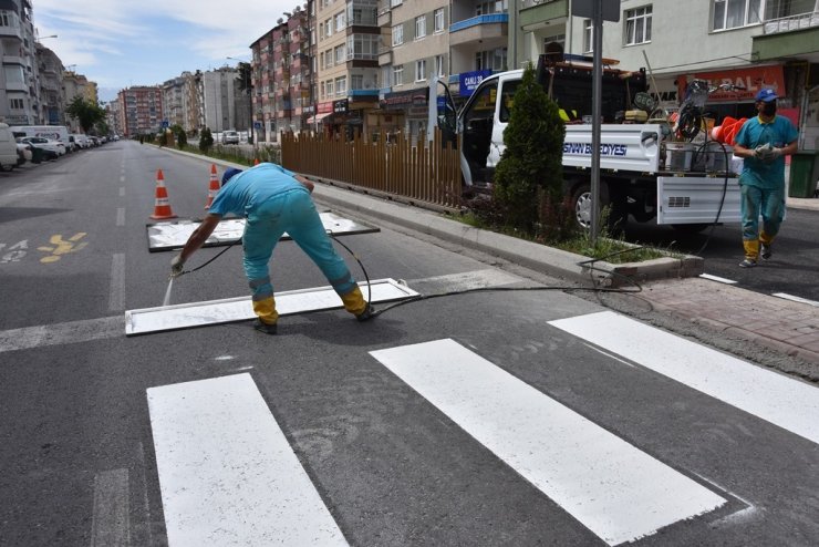 Kocasinan Belediyesi, tam kapanmada trafiğin azaldığı noktaları baştan aşağı yeniledi