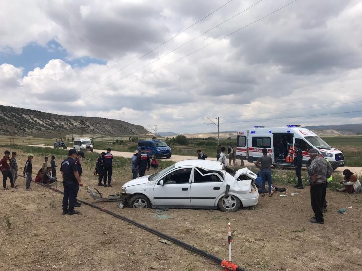 Eskişehir’de trafik kazası, 2’si ağır 4 kişi yaralandı