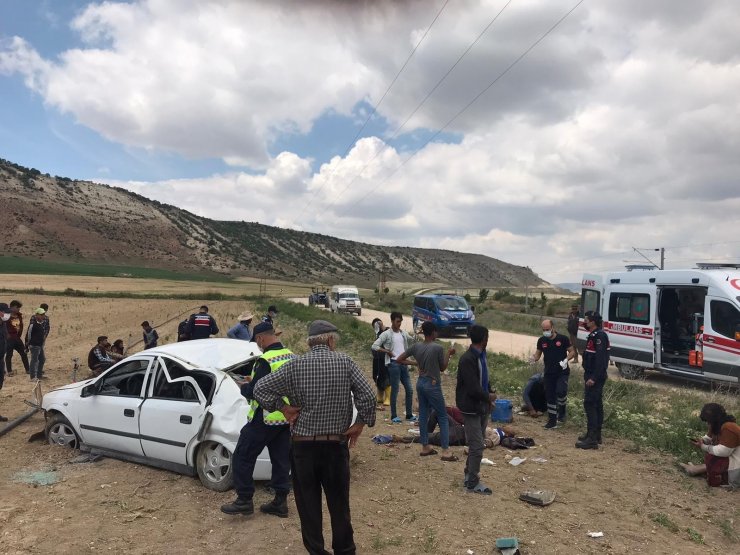 Eskişehir’de trafik kazası, 2’si ağır 4 kişi yaralandı