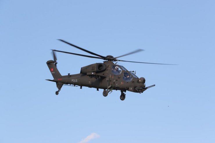 Yeni Atak helikopterleri Emniyet Genel Müdürlüğü’ne teslim edildi