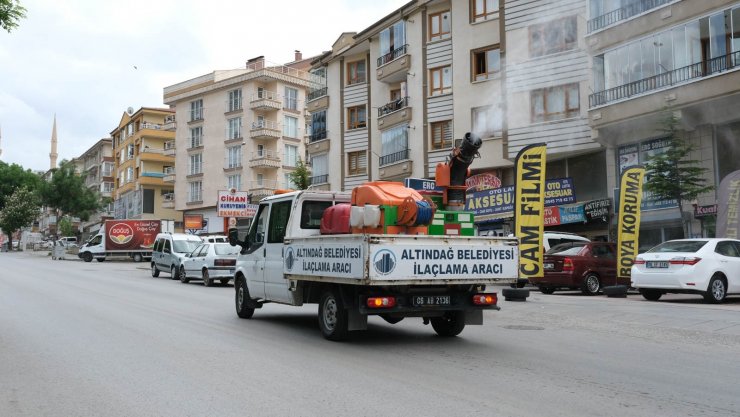 Altındağ’da her nokta ilaçlanıyor