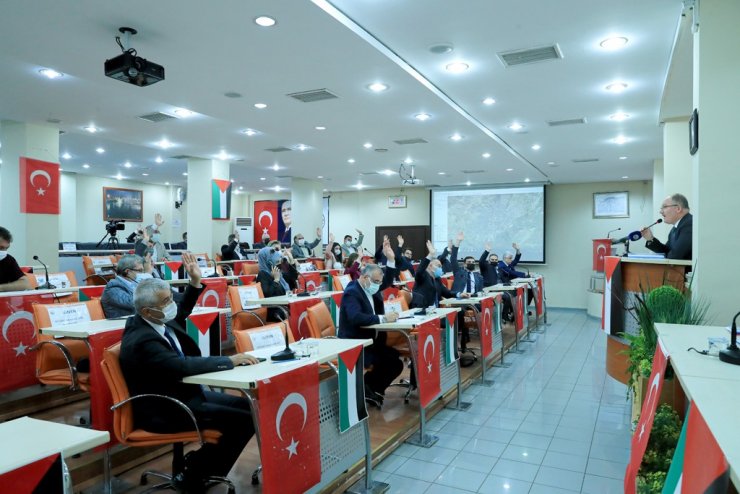 Sivas Belediye Meclisi’nden Filistin’e destek