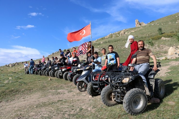 Bu köyde traktörlerin yerini ATV’ler aldı
