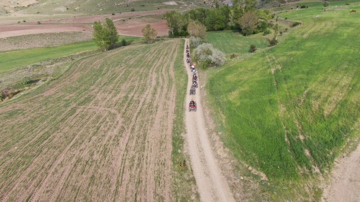 Bu köyde traktörlerin yerini ATV’ler aldı