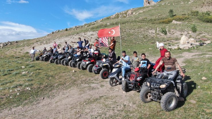 Bu köyde traktörlerin yerini ATV’ler aldı