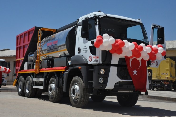 Karaman’da İl Özel İdaresine alınan araçlar törenle hizmete başladı