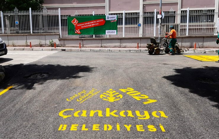 Çankaya Belediyesi asfalt sezonuna hızlı başladı