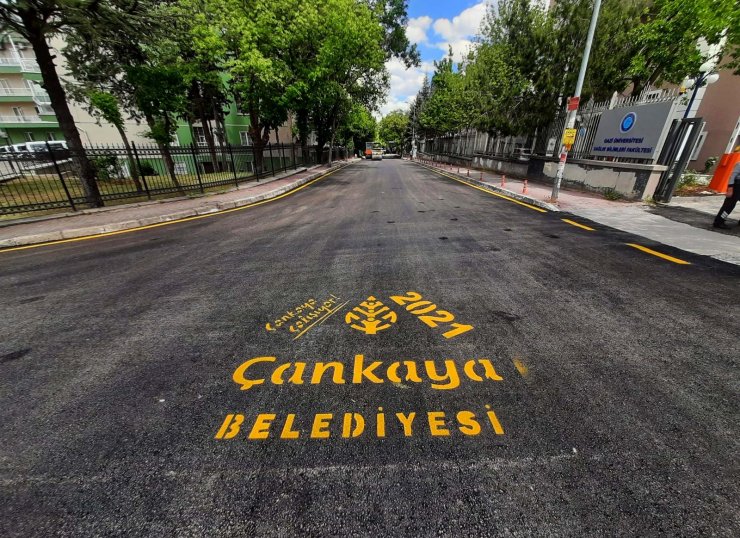 Çankaya Belediyesi asfalt sezonuna hızlı başladı