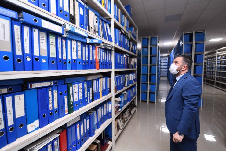 Pursaklar Belediyesi arşiv alanlarını yeniledi
