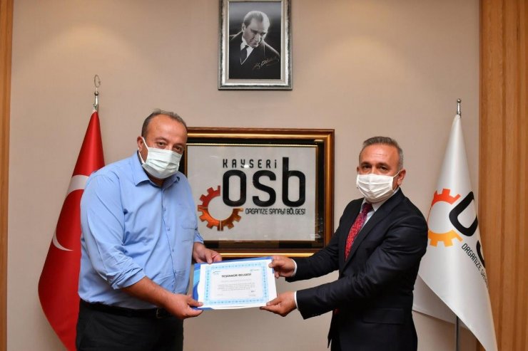 SGK’dan Kayseri OSB’ye teşekkür