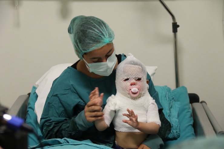 O bebek iyileşmeye başladı