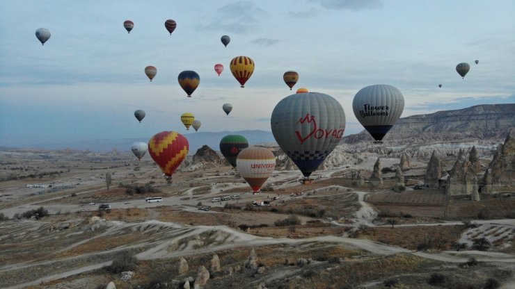 Kapadokya’da balon turları yine iptal oldu
