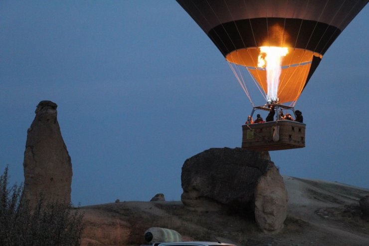 Kapadokya’da balon turları yine iptal oldu