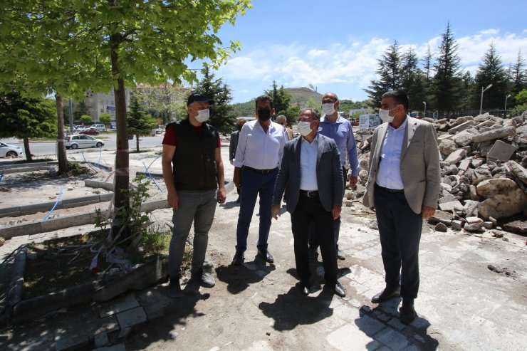 Başkan Özdoğan: "Hacılar’ın Central Parkını inşa ediyoruz"