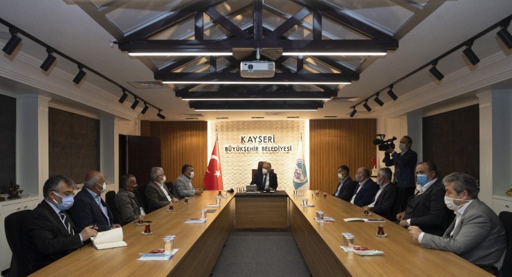 Büyükkılıç’a Ziraat Odası başkanlarından teşekkür ziyareti