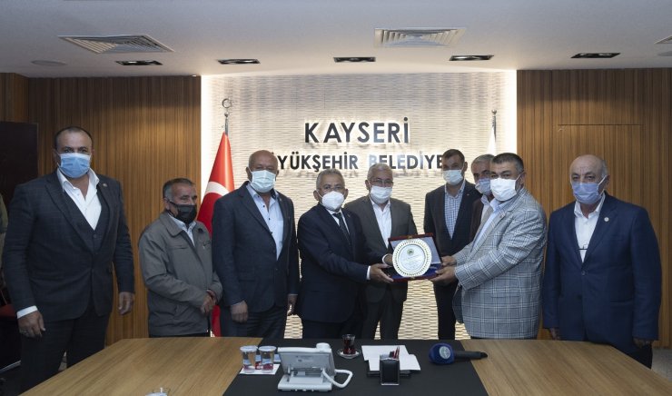Büyükkılıç’a Ziraat Odası başkanlarından teşekkür ziyareti