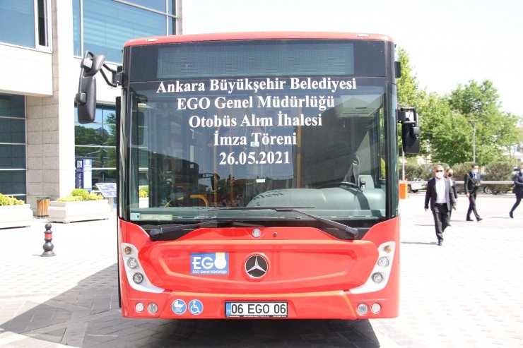 Başkentliler yeni otobüslerine kavuşuyor