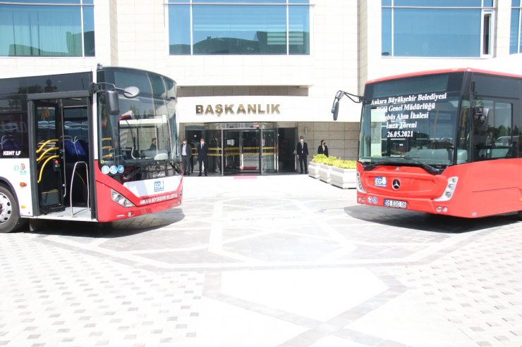 Başkentliler yeni otobüslerine kavuşuyor