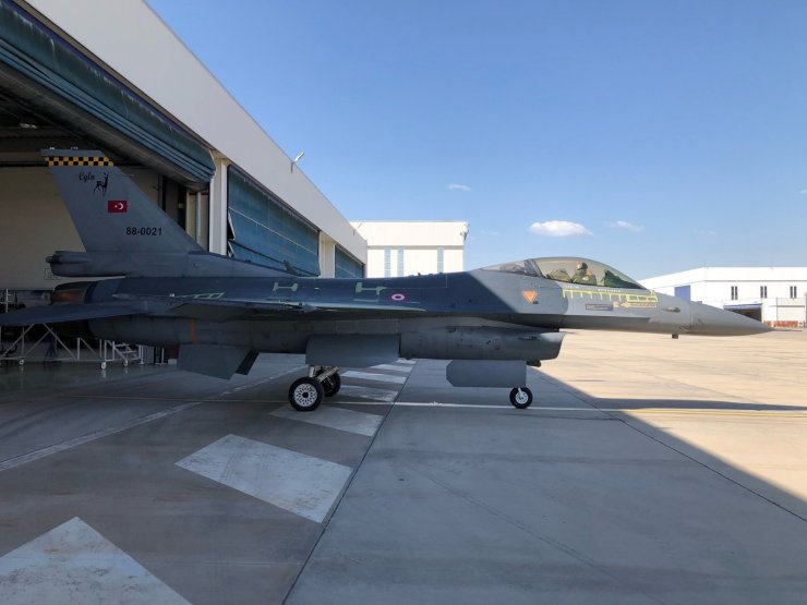 İyileştirmesi tamamlanan 6’ncı F-16 Blok-30 uçağı da Hava Kuvvetlerine teslim edildi