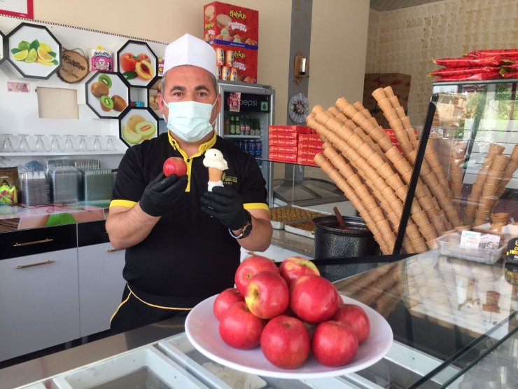 Niğde’nin misket elması dondurma ile buluştu