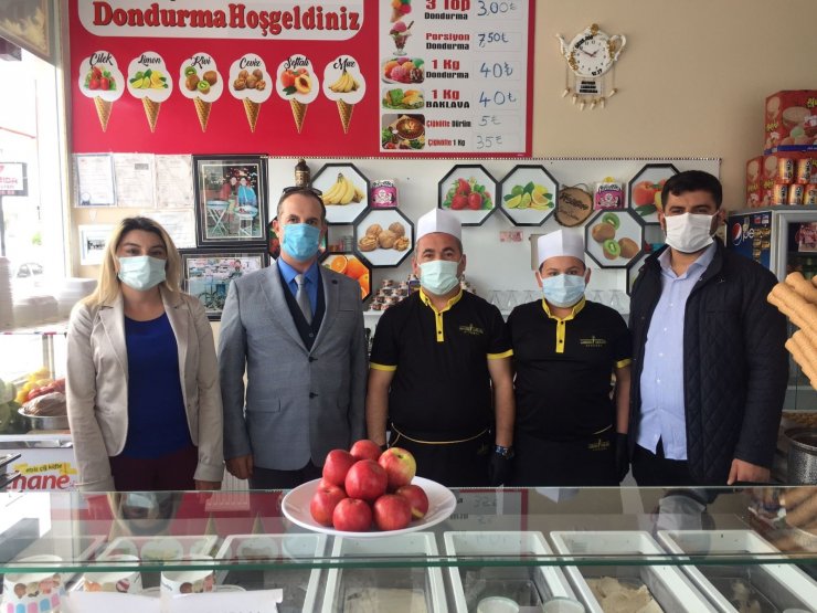 Niğde’nin misket elması dondurma ile buluştu