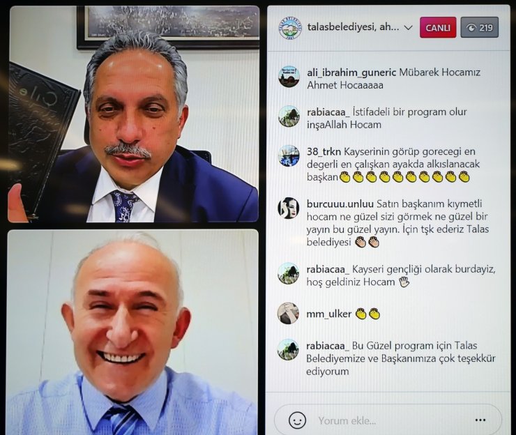 Talas’ta Necip Fazıl’a çevrimiçi anma