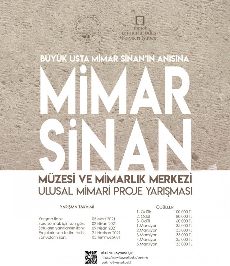 Mimarsinan Müzesi ve Mimarlık Merkezi Ulusal Mimari Proje Yarışma takvimi güncellendi