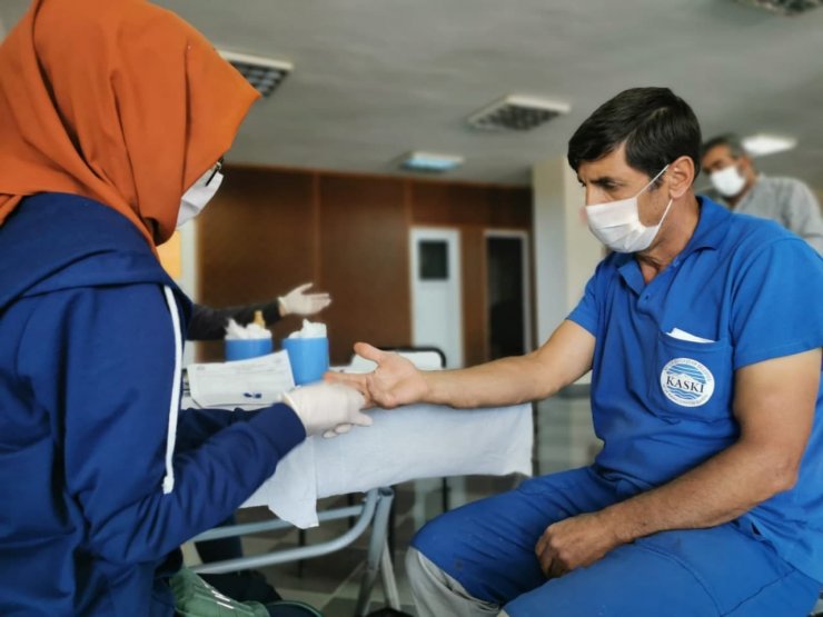 KASKİ’den Erü Kan Merkezi’ne tam destek