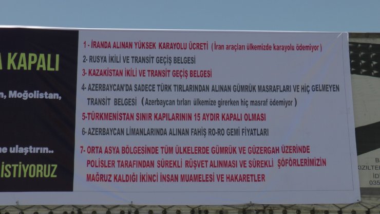 Uluslararası nakliyeciler gümrük sorunlarına çözüm bekliyor