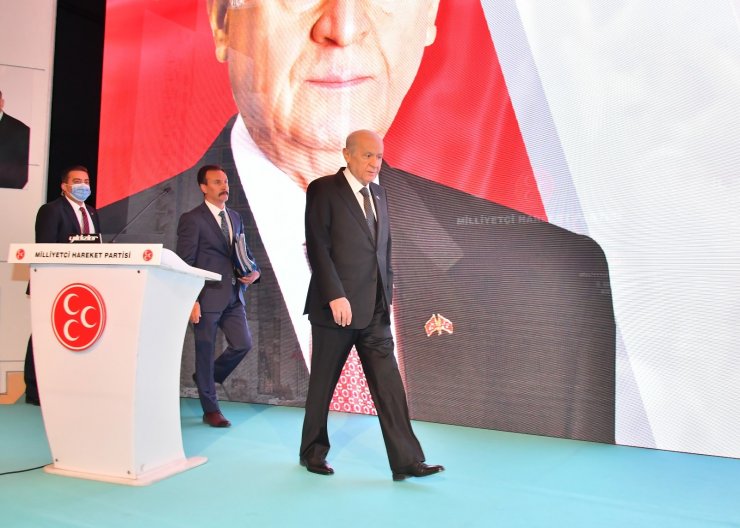 MHP Genel Başkanı Bahçeli il başkanları ile bir araya geldi