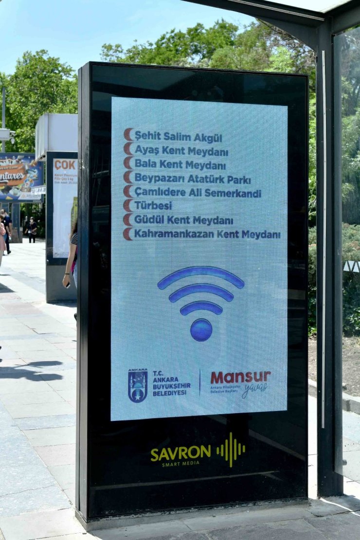 Başkent’in merkezi de wi-fi’ye kavuştu: Kızılay Meydanı’nda ücretsiz internet dönemi başladı