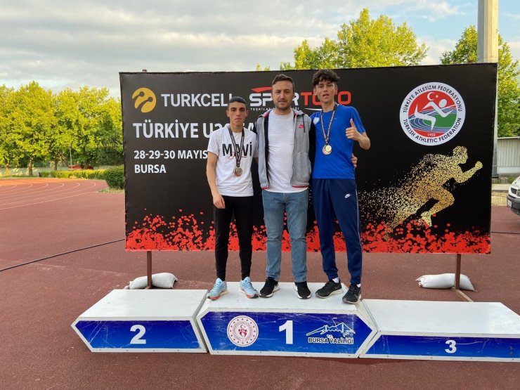 Kayserili atletler Bursa’dan 5 madalya ile döndü