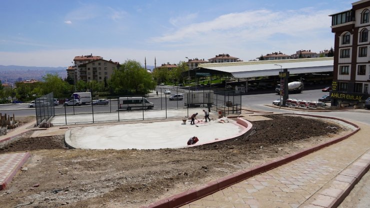 Keçiören Belediyesince çalışmaları devam eden Sancaktepe Park ve Spor alanında sona gelindi