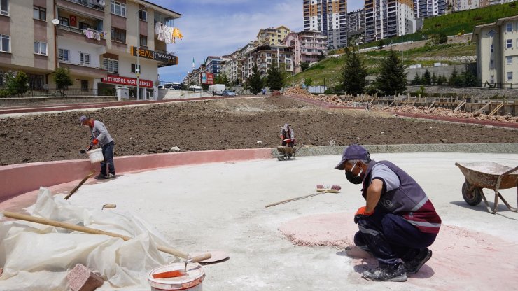 Keçiören Belediyesince çalışmaları devam eden Sancaktepe Park ve Spor alanında sona gelindi