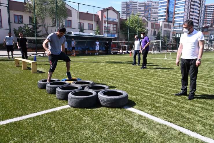 Polis adayları Pursaklar Belediyesinin ücretsiz parkur desteği ile sınava hazır