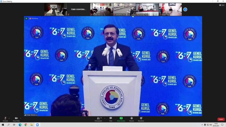 Başkan Eken; "TOBB taşın altına gövdesini koymuştur’’