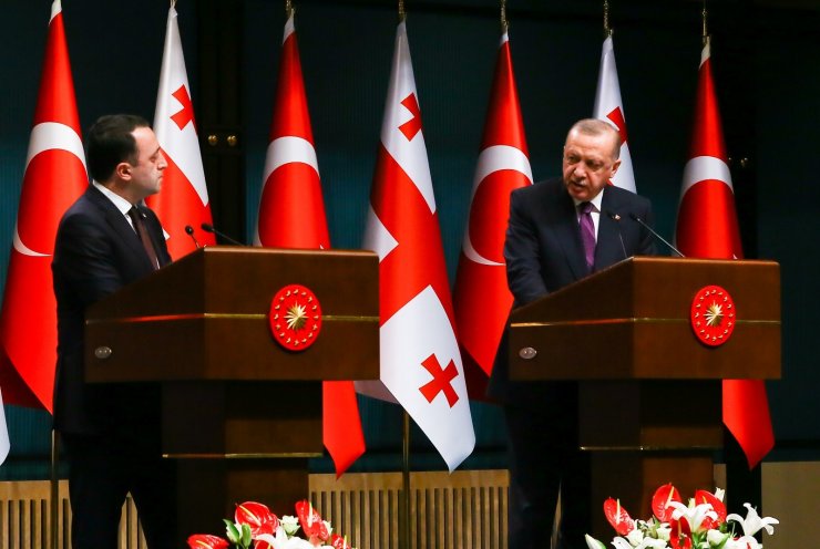 Cumhurbaşkanı Erdoğan: “Azerbaycan-Gürcistan-Ermenistan veya Türkiye-Azerbaycan-Gürcistan iş birliğine Türkiye olarak varız”