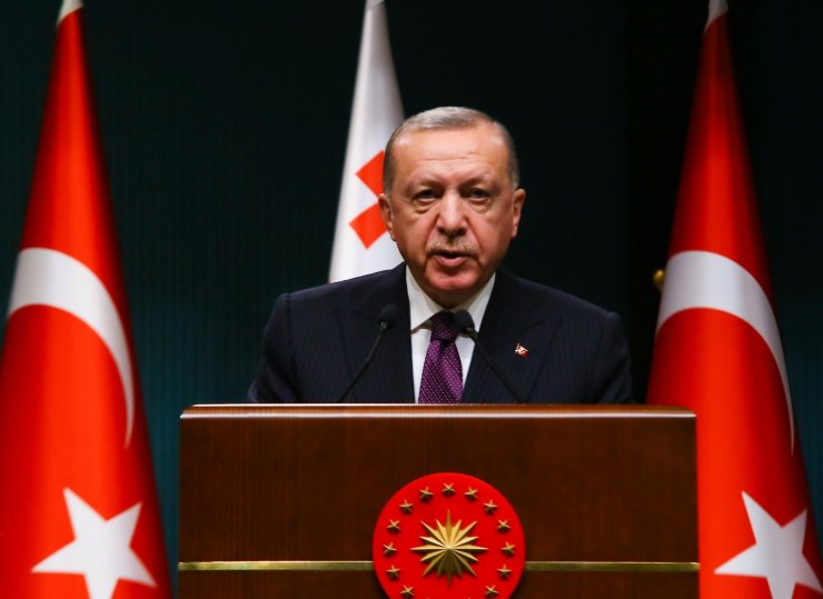 Cumhurbaşkanı Erdoğan: “Azerbaycan-Gürcistan-Ermenistan veya Türkiye-Azerbaycan-Gürcistan iş birliğine Türkiye olarak varız”