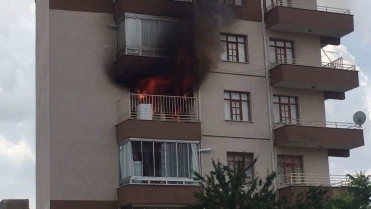 Konya’da yangın paniği