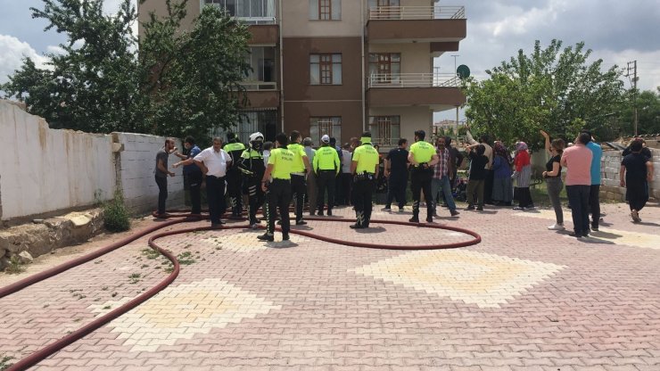 Konya’da yangın paniği