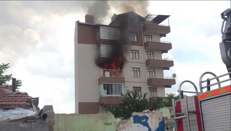 Konya’da yangın paniği