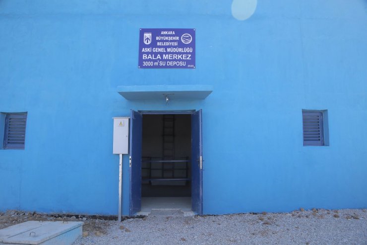 Bala’ya 3 bin metreküp kapasiteli yeni su deposu