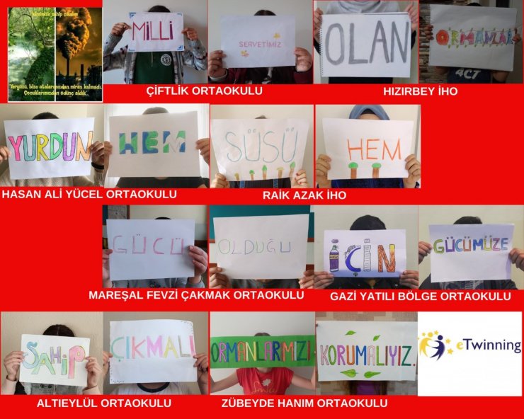 Ortaokul öğrencilerinden örnek proje