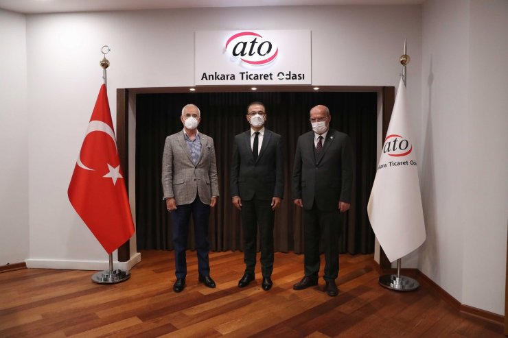 Ankara Vergi Dairesi Başkanı Duman, ATO Başkanı Baran’ı ziyaret etti