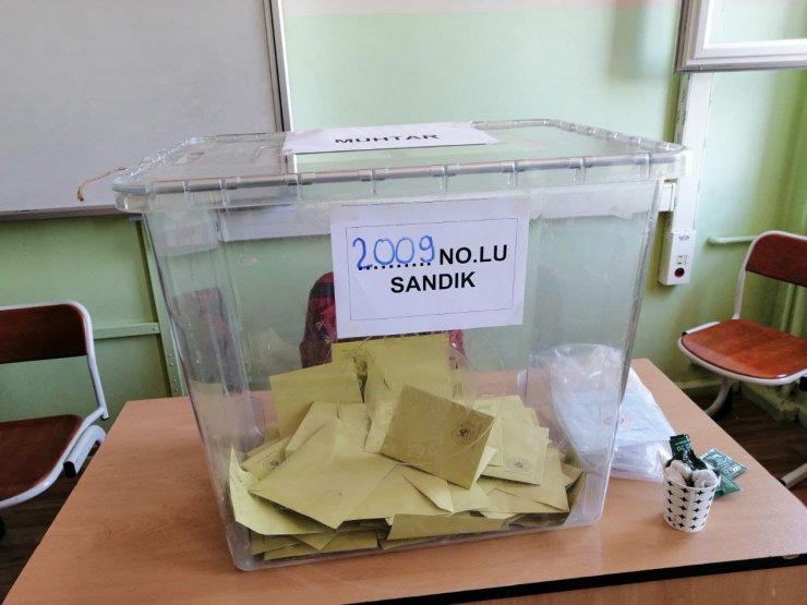 Aksaray’da muhtarları vefat eden 2 mahallede muhtarlık seçimi yapıldı