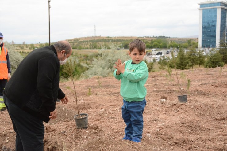 Ankara’da DMD kas hastaları için hatıra ormanı