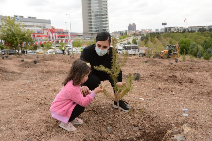 Ankara’da DMD kas hastaları için hatıra ormanı