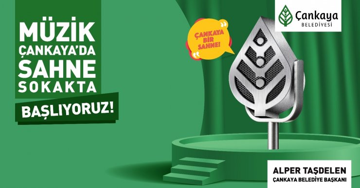 Çankaya’dan müzisyenlere destek