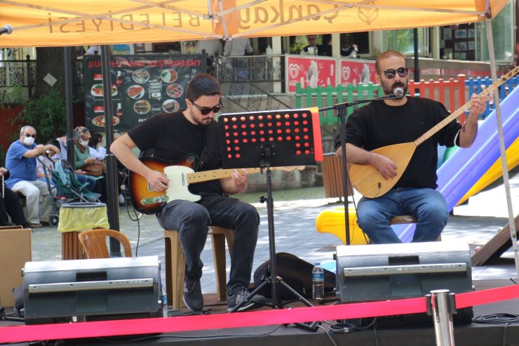 Başkentte pandemide sahne alamayan sanatçılara konser desteği