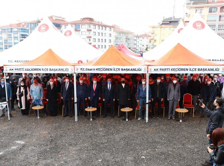 Keçiören’de Recep Tayyip Erdoğan Hatıra Ormanı fidanlarla buluştu
